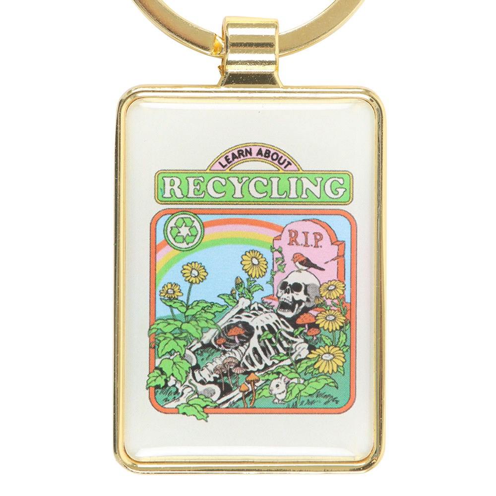 Something Different - Learn About Recycling by Steven Rhodes Sleutelhanger - Multicolours